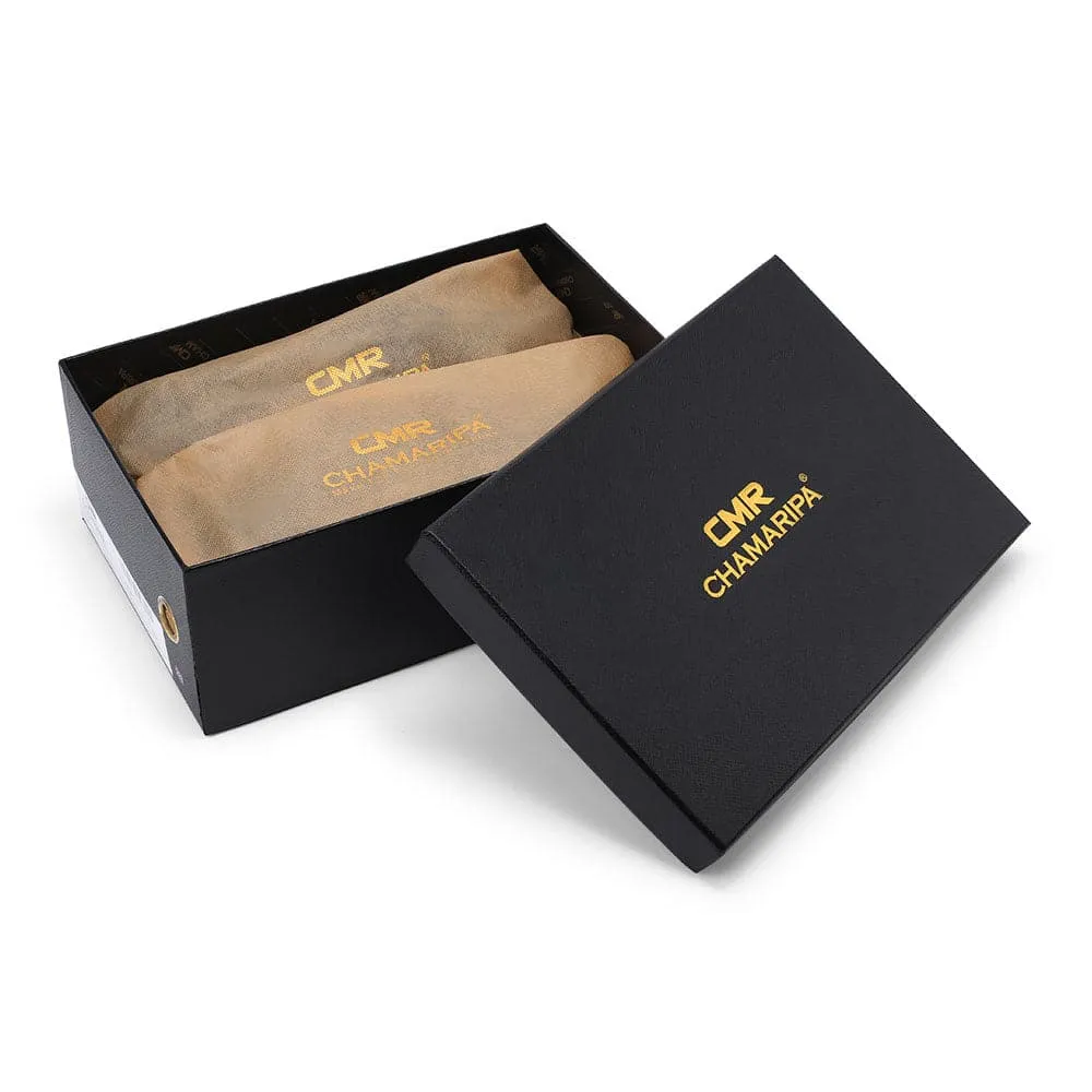 8 CM / 3.15 Inches - CMR CHAMARIPA Height Enhancing Shoes - Mens Elevator Dress Shoes - Black Derby Dress Shoes That Make You Taller