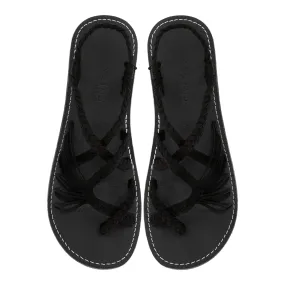 Banyan - Classic Black Rope Sandals