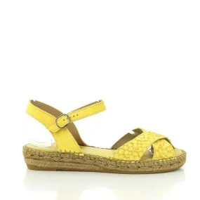 Calzanor 1538 Yellow Slingback Espadrilles
