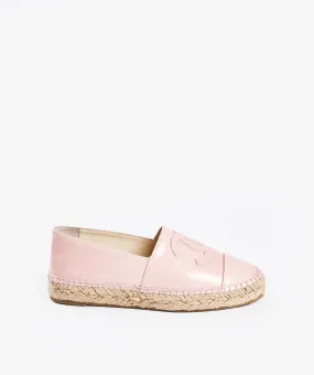 Chanel Pink Espadrilles 39 Pink