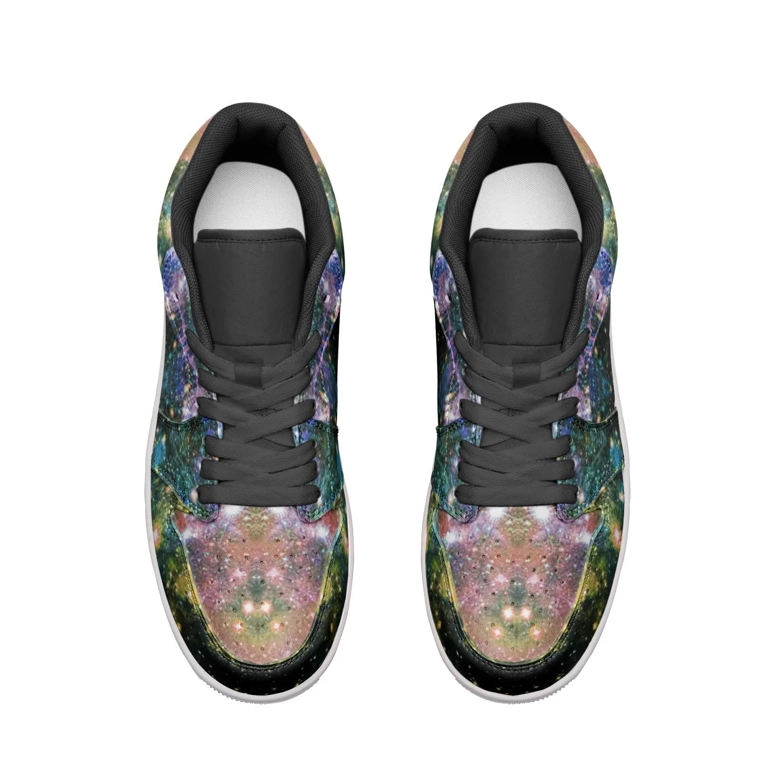 Ekhi Psychedelic Full-Style Low-Top Sneakers