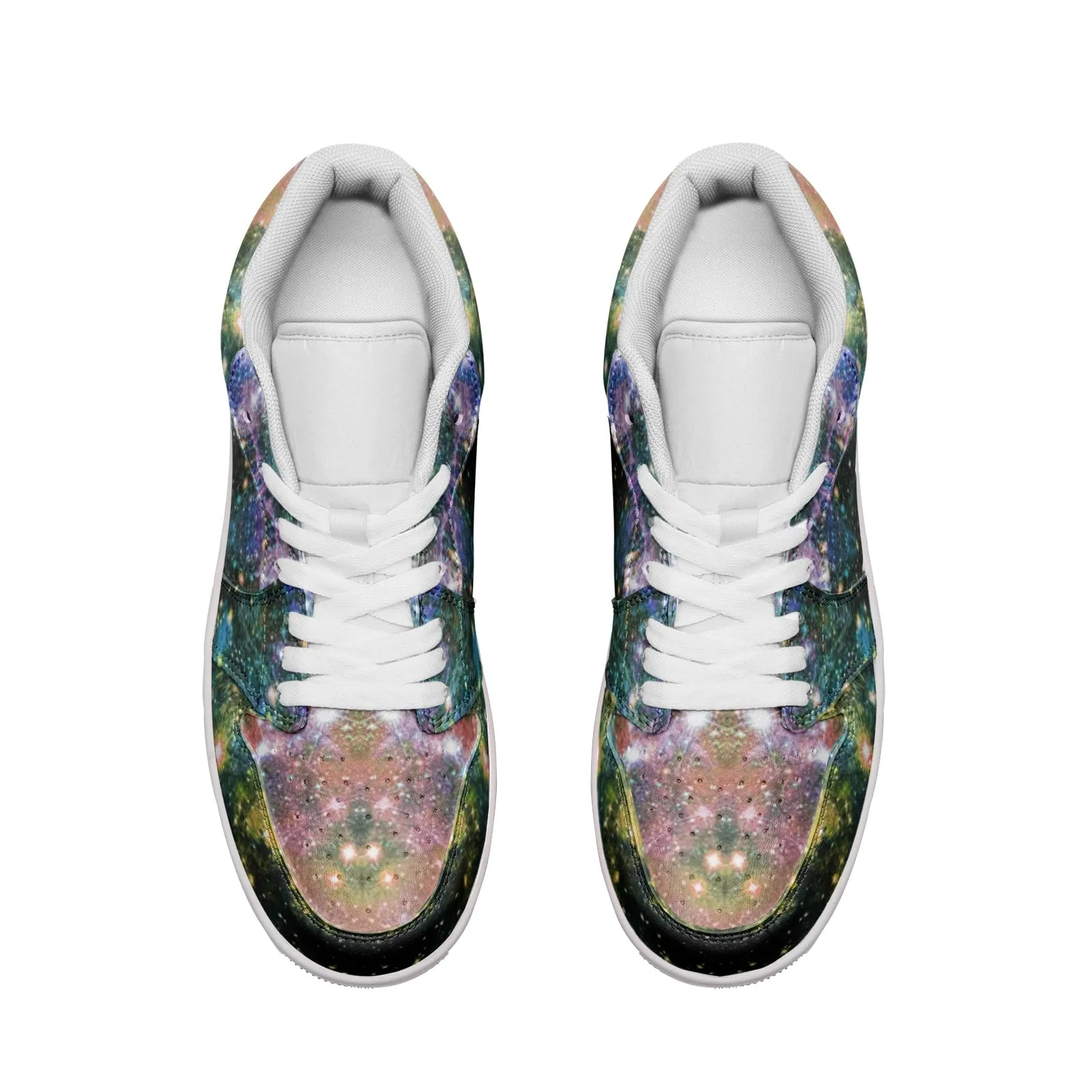 Ekhi Psychedelic Full-Style Low-Top Sneakers