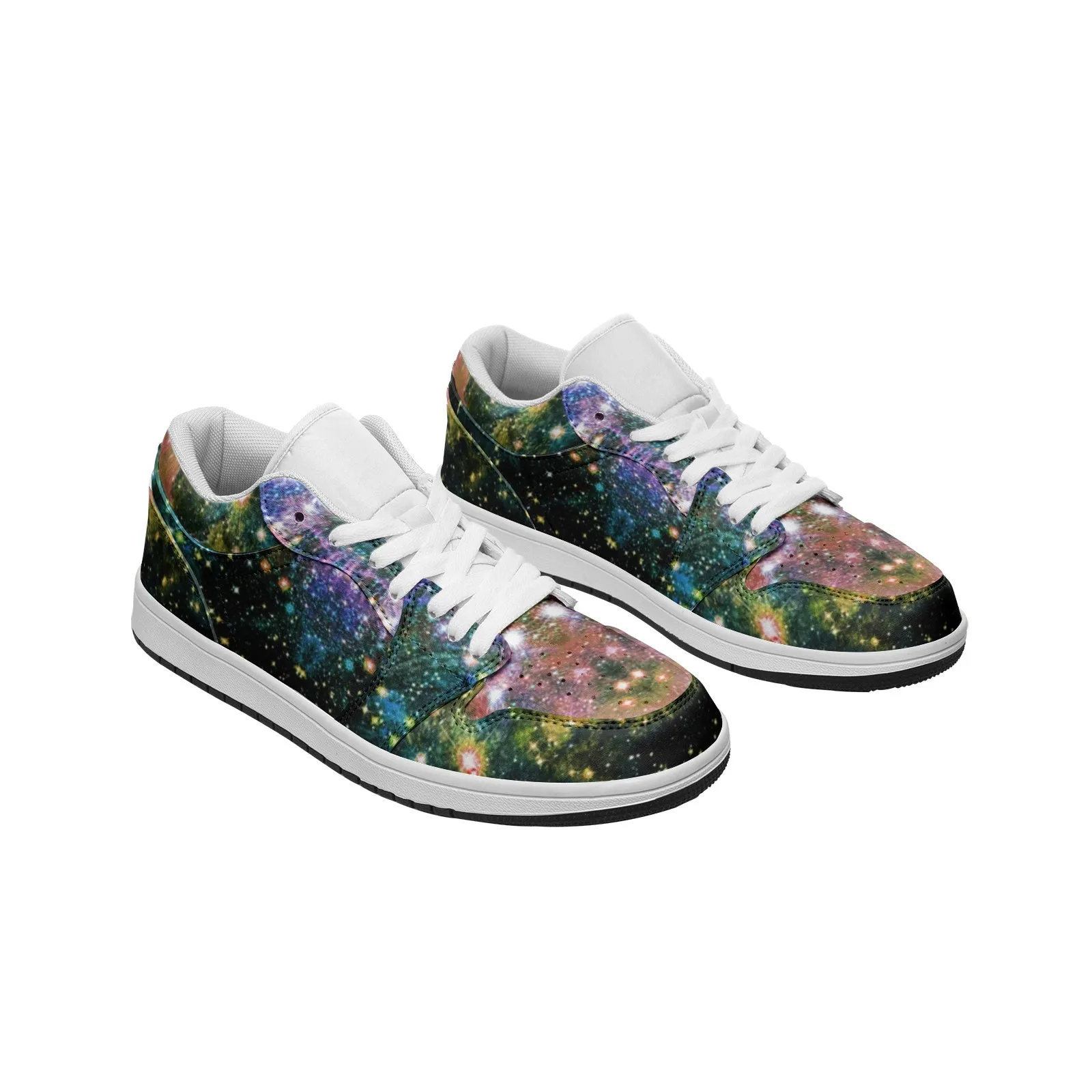 Ekhi Psychedelic Full-Style Low-Top Sneakers