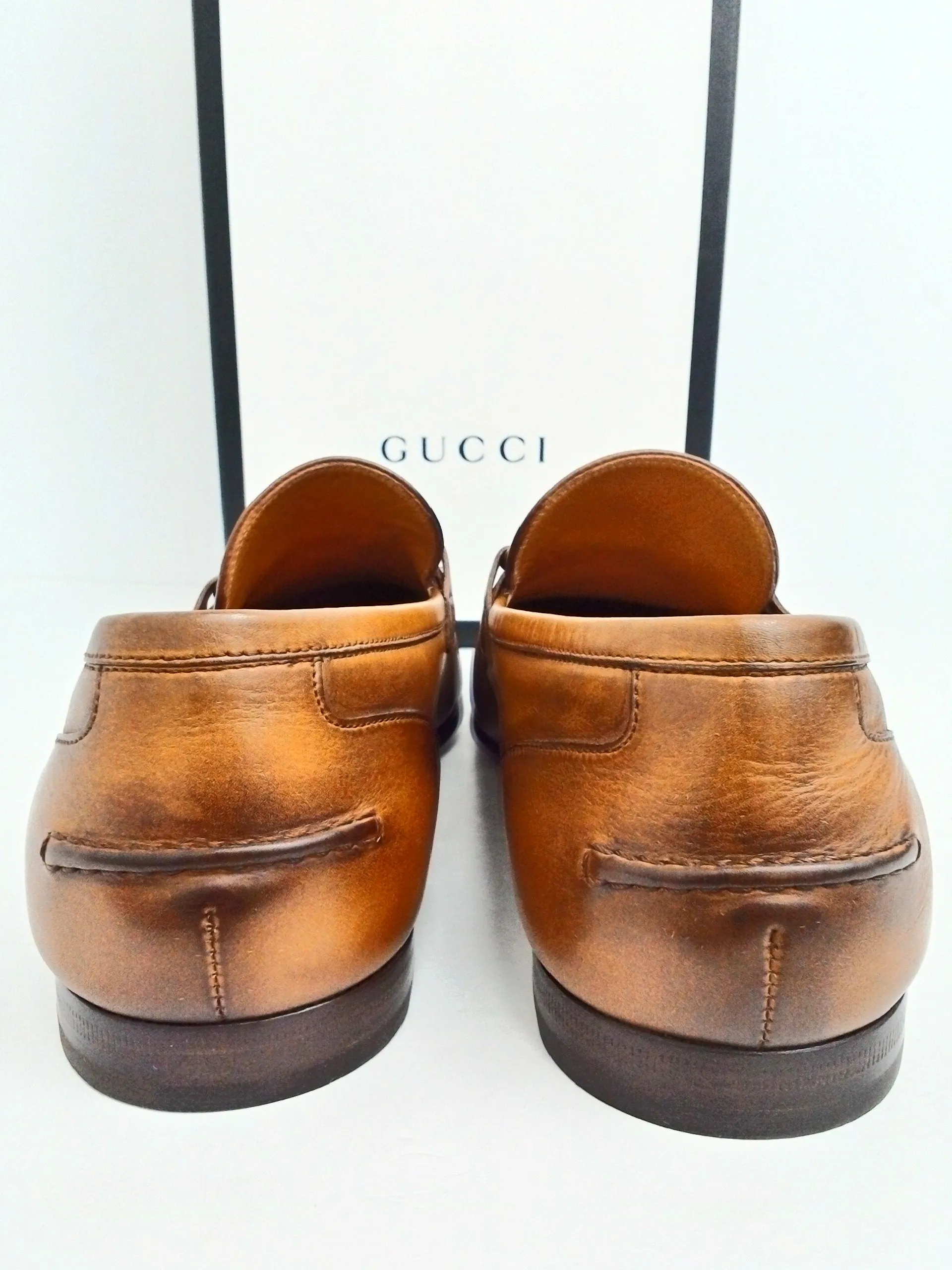 Gucci Men's Betis Glamour Cuir Size 8.5