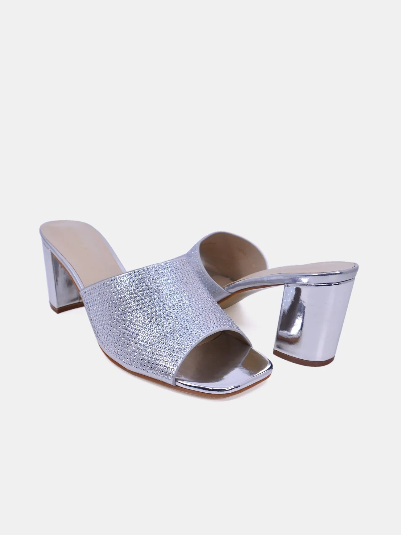 Mynaal Sparkle Women's Block Heel Sandals