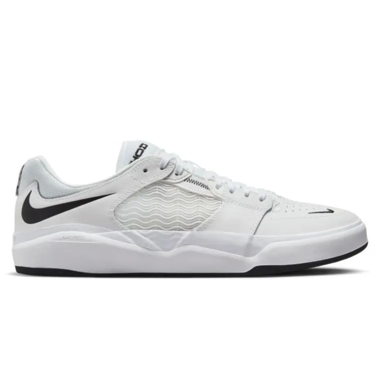 Nike SB Ishod Wair Premium Skateboard Shoe - White/Black-White-Black