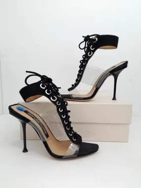 Sergio Rossi Women's Scarpe Donna Sandal Black   Clear Size 37