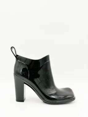 Shine Square Toe Ankle Rain Boots