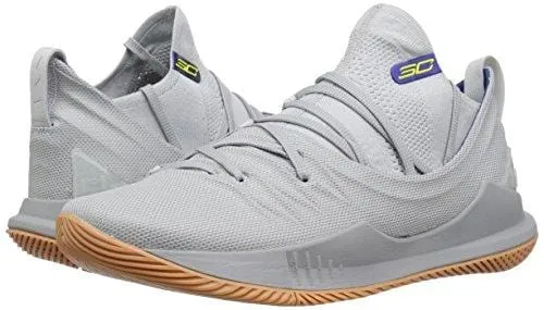 Under Armour Men's Curry 5 Basketball Shoe, Elemental (105)/Overcast Gray, 9.5