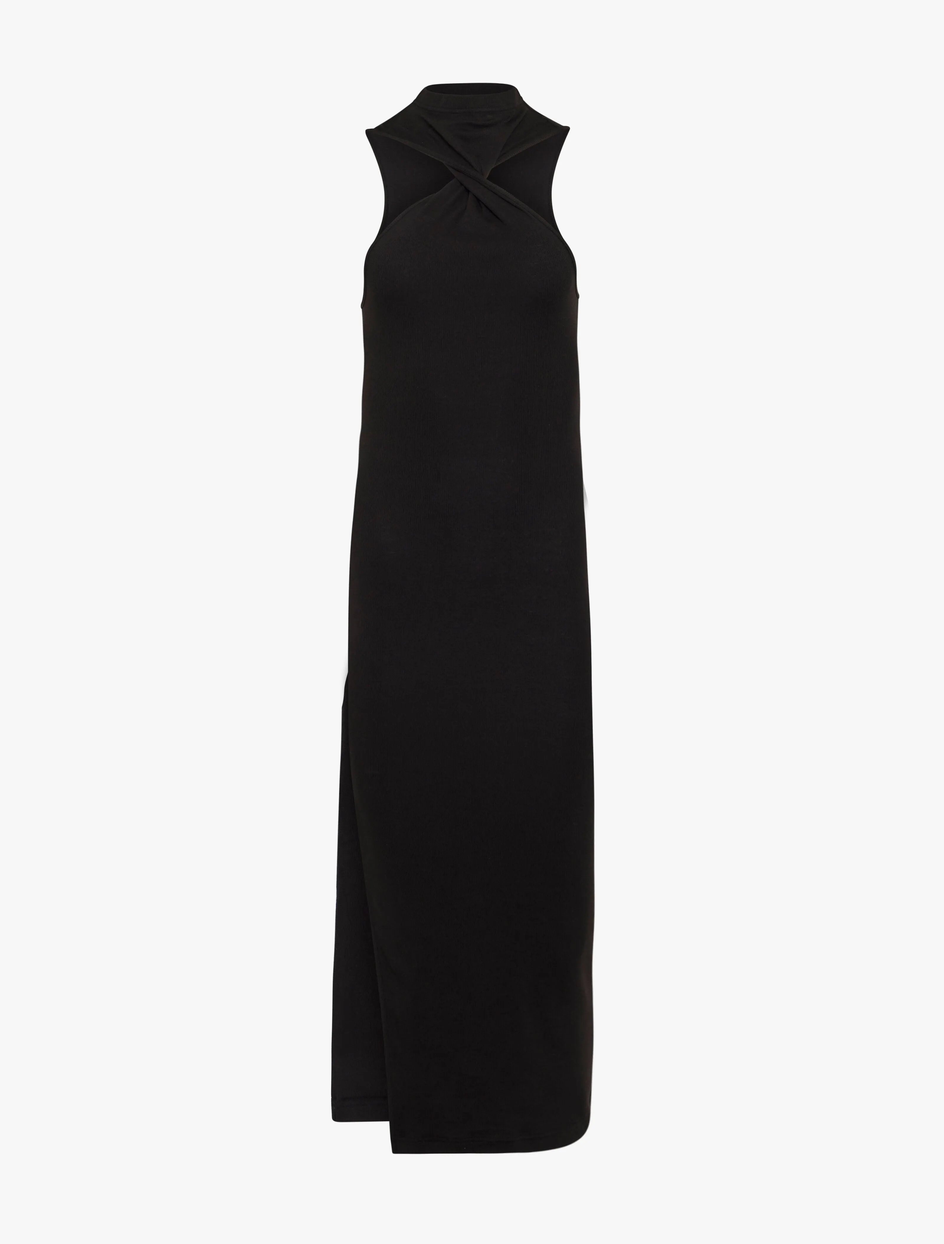 Vai Twist Tank Dress in Black