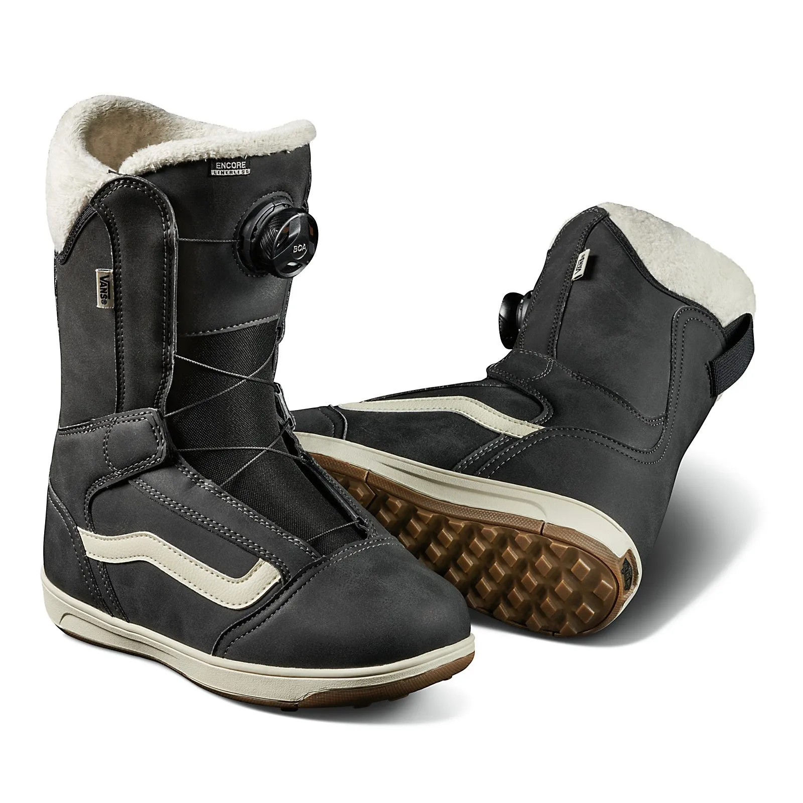 Vans Women's Encore Linerless Snowboard Boots - Black/Brown