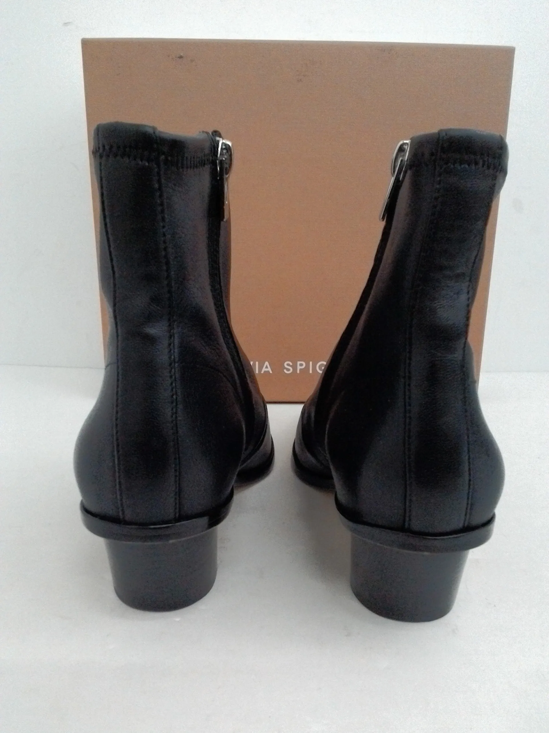 Via Spiga Women's Odette Black Booties Size 8 M
