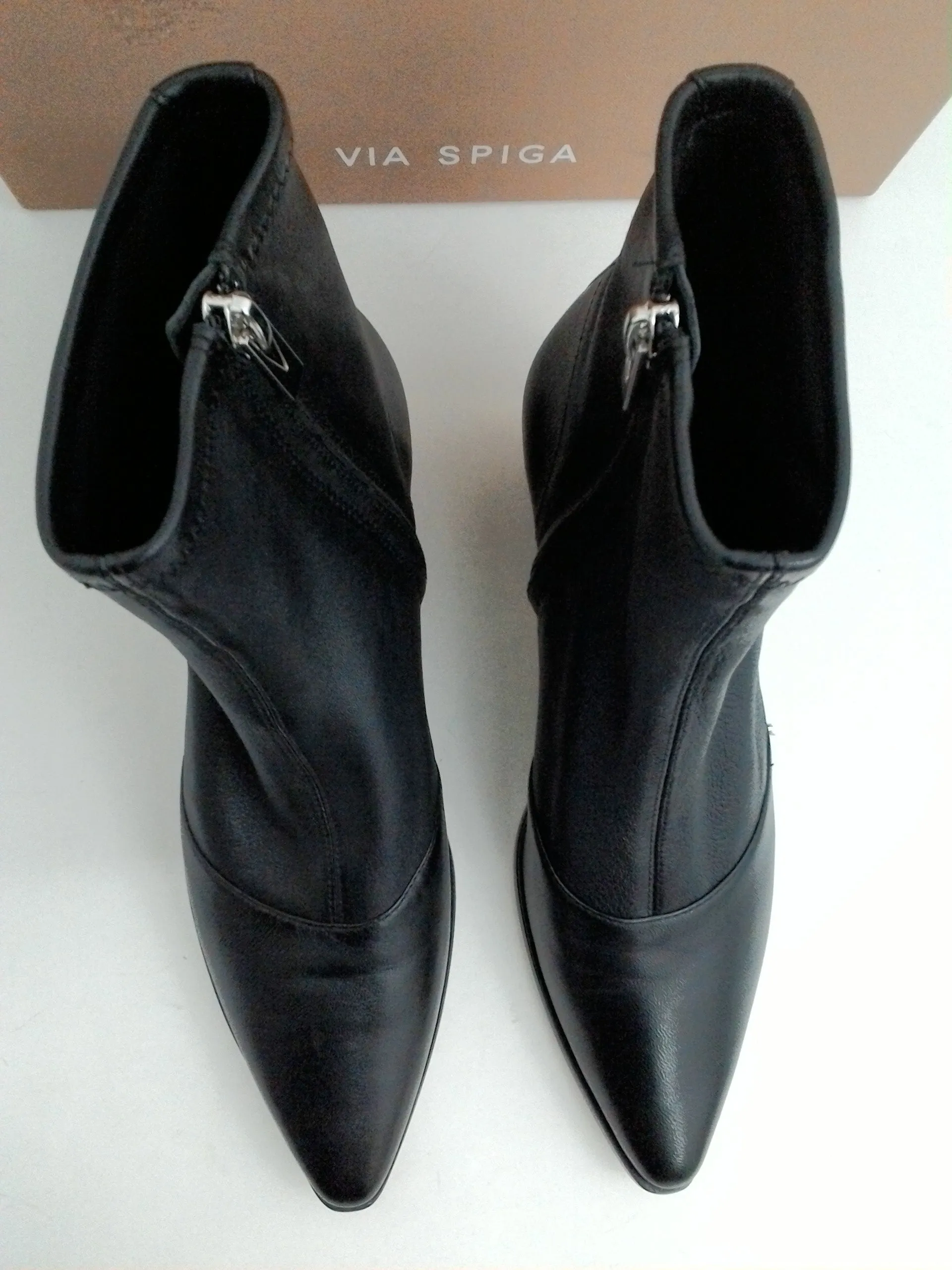 Via Spiga Women's Odette Black Booties Size 8 M