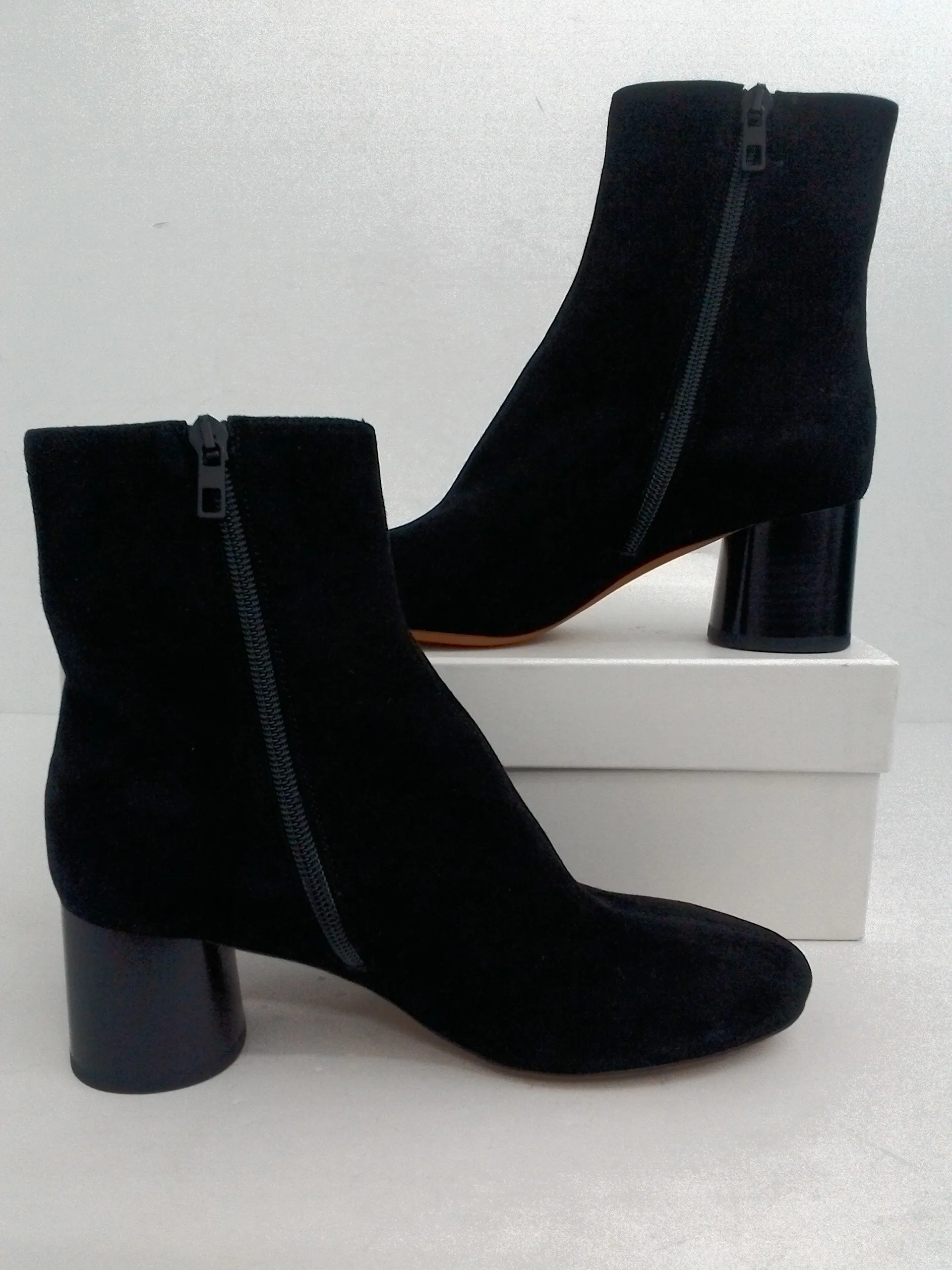 Vince Women's Tasha 2 Black Suede Booties Size 6.5 M